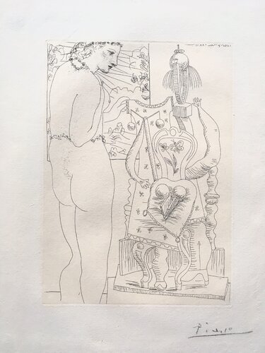 Modele et sculpture surrealiste (Marie-Therese) van Pablo Picasso, Afdruk te koop op Singulart