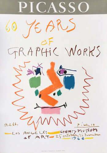 LACMA - 60 Years of Graphic Works van Pablo Picasso, Afdruk te koop op Singulart