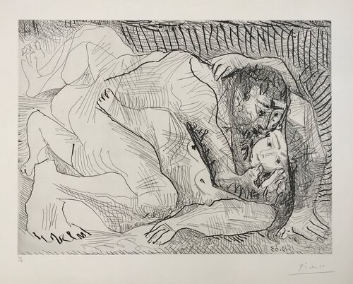 Etreinte (B.1111) van Pablo Picasso, Afdruk te koop op Singulart
