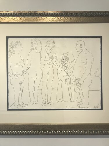 Figures and Dove van Pablo Picasso, Afdruk te koop op Singulart