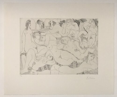 Femmes Prenant Le Soleil a la Piscine van Pablo Picasso, Afdruk te koop op Singulart