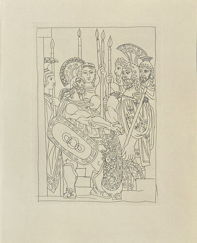 Agreement Between the Athenians and the Spartans. Peace van Pablo Picasso, Afdruk te koop op Singulart