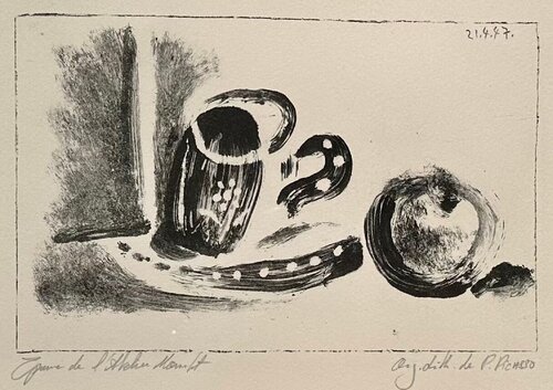 La Tasse Et La Pomme van Pablo Picasso, Afdruk te koop op Singulart