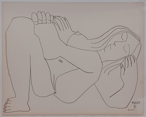 Couples and female nudes VI van Pablo Picasso, Afdruk te koop op Singulart