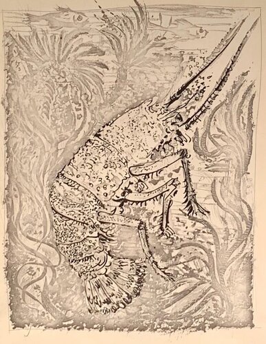 La Langouste van Pablo Picasso, Afdruk te koop op Singulart