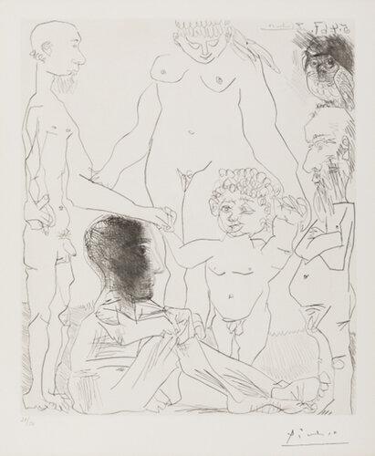 Reflexion du Peintre sur la Vie (Reflection of the Painter on Life) van Pablo Picasso, Afdruk te koop op Singulart
