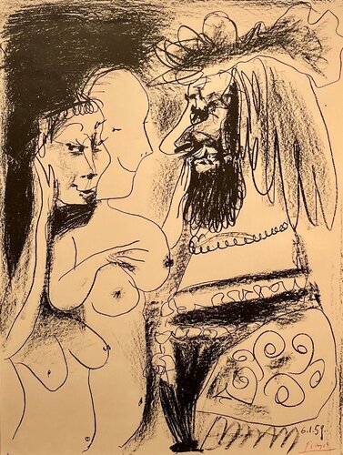 Le Vieux Roi van Pablo Picasso, Afdruk te koop op Singulart