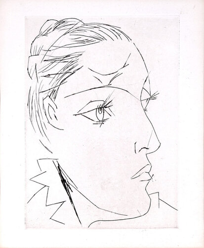 Portrait De Dora Maar Au Chignon.II van Pablo Picasso, Afdruk te koop op Singulart