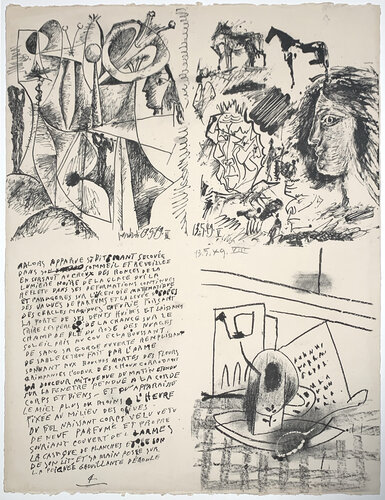 Poèmes et lithographies, sheet 3 van Pablo Picasso, Afdruk te koop op Singulart