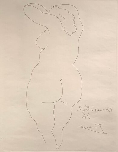 Femme Vue De Dos di Pablo Picasso, Stampa in vendita su Singulart