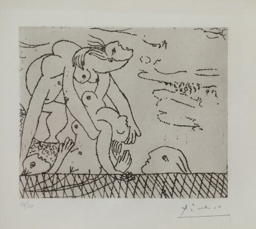 Le Sauvetages de la Noyee I van Pablo Picasso, Afdruk te koop op Singulart