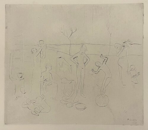 Les Saltimbanques van Pablo Picasso, Afdruk te koop op Singulart