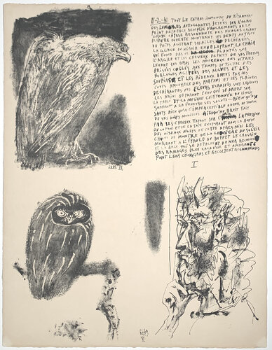 Poèmes et lithographies, sheet 1 van Pablo Picasso, Afdruk te koop op Singulart