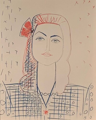 Picasso Dessins Portrait of Françoise Gilot Plate 11 van Pablo Picasso, Afdruk te koop op Singulart