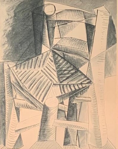 Picasso Dessins The Chair Plate 2 van Pablo Picasso, Afdruk te koop op Singulart