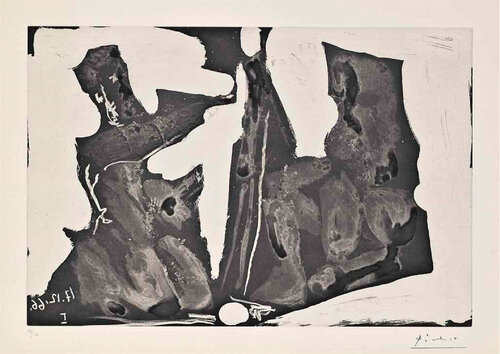 Peintre et Modele van Pablo Picasso, Afdruk te koop op Singulart
