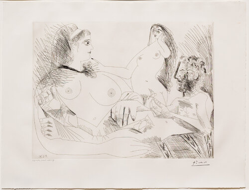 Belle Jeune Femme a sa Toilette Revant..., from the 156 Series van Pablo Picasso, Afdruk te koop op Singulart