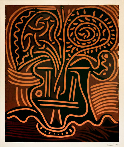 Bouquet dans un Vase van Pablo Picasso, Afdruk te koop op Singulart