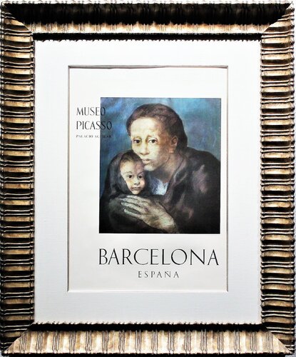 Mother and Child with Shawl- Museo Picasso Palacio Aguilar Barcelona van Pablo Picasso, Afdruk te koop op Singulart