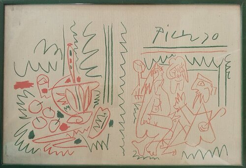 Les Déjeuners van Pablo Picasso, Afdruk te koop op Singulart