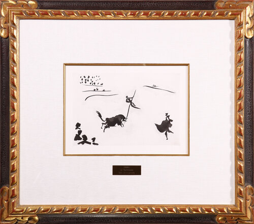 La Tauromaquia Suite-"Salto Con La Garrocha" van Pablo Picasso, Afdruk te koop op Singulart