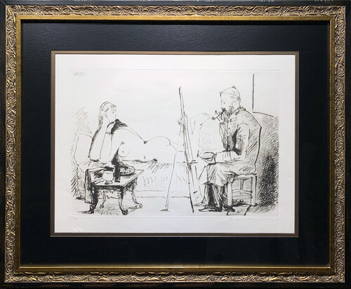 Le Peintre et son Modele van Pablo Picasso, Afdruk te koop op Singulart