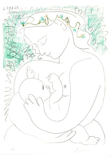 Grand Maternity van Pablo Picasso, Afdruk te koop op Singulart