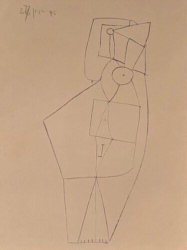 Picasso Dessins Nude Woman Plate 12 van Pablo Picasso, Afdruk te koop op Singulart