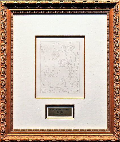 Les Metamorphoses D'Ovide Suite - "Combat Pour Anderomede Entre Persee Et Phinee" van Pablo Picasso, Afdruk te koop op Singulart