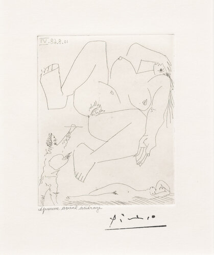 La Demesure du Peintre, from the 347 Series van Pablo Picasso, Afdruk te koop op Singulart