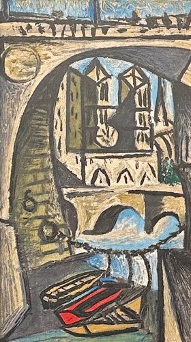 The River at Notre Dame van Pablo Picasso, Afdruk te koop op Singulart