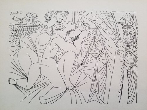 Raphaël et la Fornarina van Pablo Picasso, Afdruk te koop op Singulart