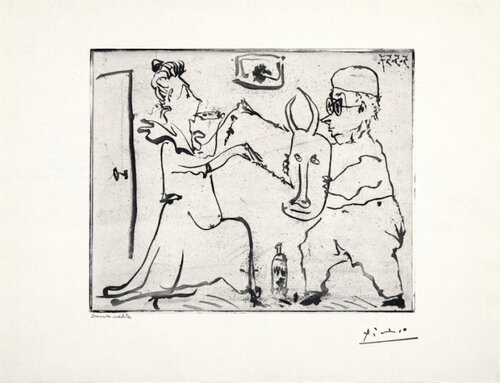 Picasso Histoire de Sabartes et desa Voisine: Les Banderilles van Pablo Picasso, Afdruk te koop op Singulart