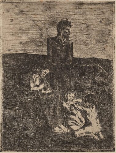 Les Pauvres van Pablo Picasso, Afdruk te koop op Singulart