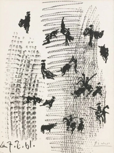 Toros y Toreros Frontispiece van Pablo Picasso, Afdruk te koop op Singulart