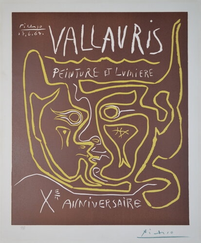 Vallauris Exhibition - B1850 van Pablo Picasso, Afdruk te koop op Singulart