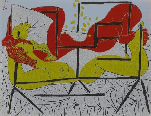 DANAÉ (B. 1084; BA. 1286) van Pablo Picasso, Afdruk te koop op Singulart