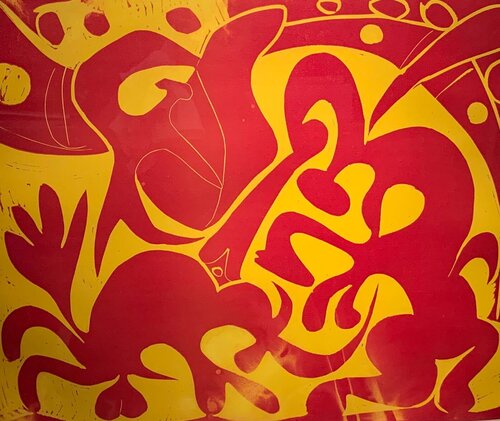 La Pique en Rouge et Jaune van Pablo Picasso, Afdruk te koop op Singulart