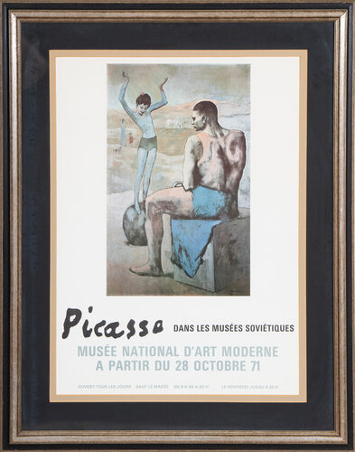 Girl on a Ball - Musee National D'Art Moderne - Dans Le Musees Soviétiques di Pablo Picasso, Stampa in vendita su Singulart