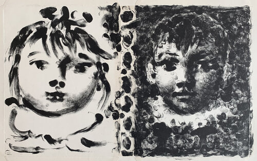 Paloma et Claude di Pablo Picasso, Stampa in vendita su Singulart