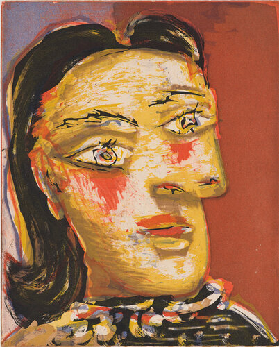 Tête de femme n° 4 (Portrait of Dora Maar) di Pablo Picasso, Stampa in vendita su Singulart