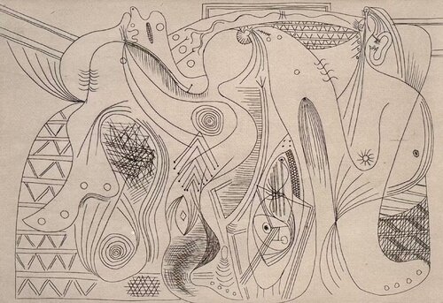 Figures di Pablo Picasso, Stampa in vendita su Singulart