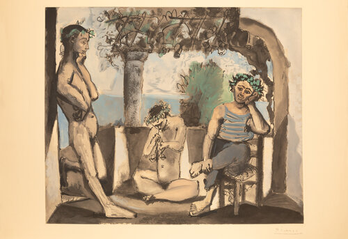 Bacchanale di Pablo Picasso, Stampa in vendita su Singulart