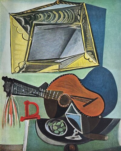 Plate XIII, Still Life with Guitar di Pablo Picasso, Stampa in vendita su Singulart