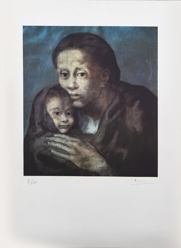 Maternité from the Barcelona Portfolio di Pablo Picasso, Stampa in vendita su Singulart