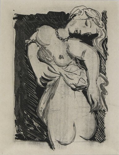 La Puce (Marie-Thérèse), "The Flea" van Pablo Picasso, Werk op papier te koop op Singulart