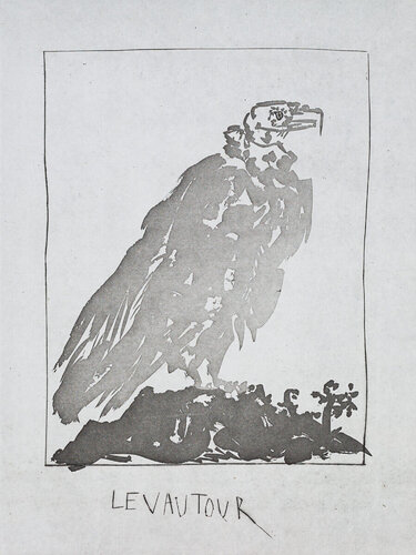 The Vulture (Histoire Naturelle - Textes de Buffon, B.341) van Pablo Picasso, Afdruk te koop op Singulart