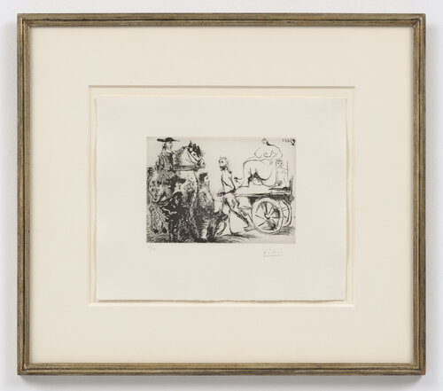347 Series: No. 198, July 3, 1968 I di Pablo Picasso, Stampa in vendita su Singulart