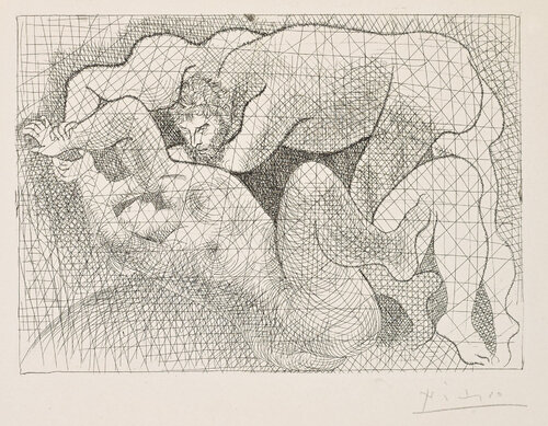 Le Viol (Vollard Suite, B.142) di Pablo Picasso, Stampa in vendita su Singulart
