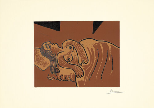 Femme endormie/Dormeuse, di Pablo Picasso, Stampa in vendita su Singulart